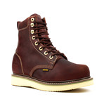 Plain Toe Boots // Burgundy (US: 6.5)