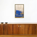 Indigo Abstract II // PI Galerie (26"W x 18"H x 0.75"D)