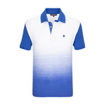 Sands Point Short Sleeve Polo Shirt // White + Sax (S)