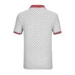 Highlands Short Sleeve Polo Shirt // Gray + Red (L)