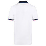 Cove Neck Short Sleeve Polo Shirt // White (M)