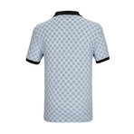 Boise Short Sleeve Polo Shirt // Blue + Black (L)