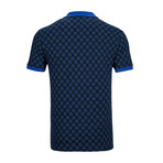 Springfield Short Sleeve Polo Shirt // Navy + Sax (XL)