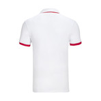 Indianapolis Short Sleeve Polo Shirt // White + Navy (XL)