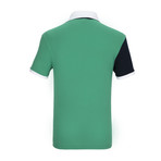 Bridgehampton Polo Shirt // Green + Navy (M)