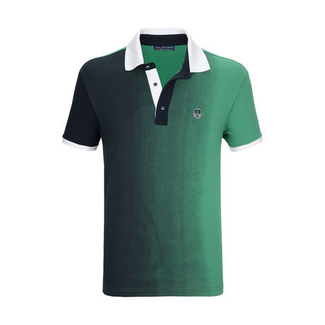 Bridgehampton Polo Shirt // Green + Navy (XS)