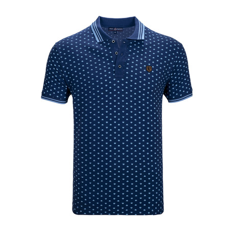 Saint Paul Short Sleeve Polo Shirt // Marine Blue (S)