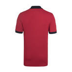 Marin Short Sleeve Polo Shirt // Red (XS)