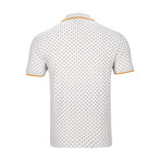 Newark Polo Shirt SS // Gray + Orange (S)