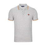 Newark Polo Shirt SS // Gray + Orange (M)