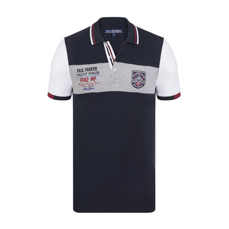 Bismarck Short Sleeve Polo Shirt // Navy (XS)
