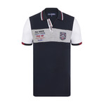 Bismarck Short Sleeve Polo Shirt // Navy (L)