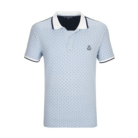 Lagunitas Short Sleeve Polo Shirt // Blue + Navy (XL)