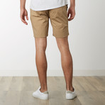 Cotton Stretch Casual Drawstring Shorts // Khaki (L)
