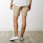 Cotton Stretch Casual Drawstring Shorts // Timber (M)