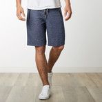 Zipper Pocket Sweatshorts // Navy (S)