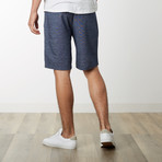 Zipper Pocket Sweatshorts // Navy (S)