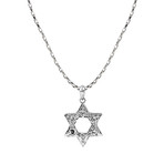 Star of David Pendant + Chain // Silver