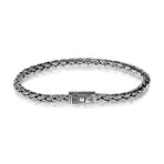 Contemporary Chain Bracelet // 4mm // Silver (Medium // 8")