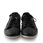 Sneaker Lacess // Midnight Black + Rose Gold Tips