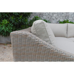 Renava // Pacifica Outdoor Beige Sectional Sofa Set