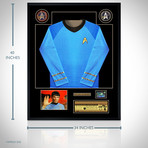 Star Trek // Spock Signed Photo + Jersey // Custom Frame