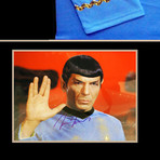 Star Trek // Spock Signed Photo + Jersey // Custom Frame