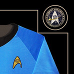 Star Trek // Spock Signed Photo + Jersey // Custom Frame