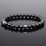 Minimal Onyx Duo Bracelet (Small)