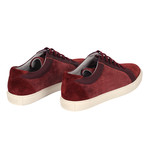 Men's Vasco Suede Sneaker // Burgundy (Euro: 39)