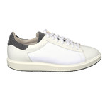 Men's Tiberio Sneaker // White + Cream (Euro: 39)