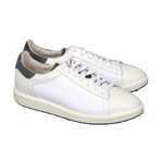 Men's Tiberio Sneaker // White + Cream (Euro: 39)