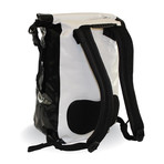 Waterproof Backpack // White Gloss