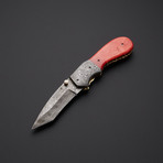 Red Bone Tanto Folding Knife