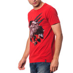 Vasari T-Shirt // Hot Red (L)