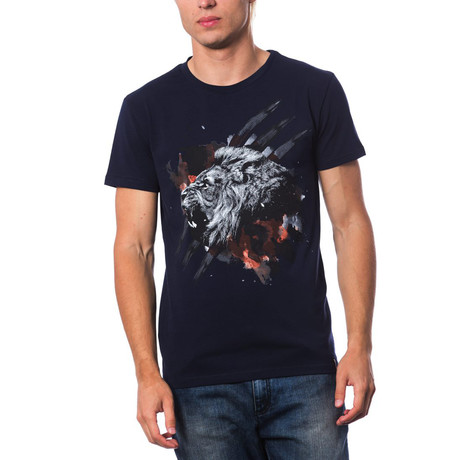 Calco T-Shirt // Dark Navy (S)