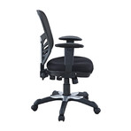 Mahwah Executive Mesh High-Back Adjustable Office Chair // Black (Single Chair)