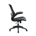 Highland High-Back Office Chair // Coffee + Grey (Single Chair)
