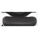 Ergonomic Hillside Office Chair // Black PU Leather (Single Chair)