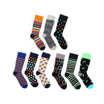 Crew Socks Combo Set // 1003 // 9 Pack