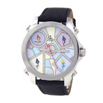 Jacob & Co Five Time Zone Quartz // JCM115DA // New