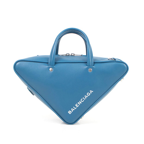 Triangle Duffel Small AJ Shoulder Bag // Blue
