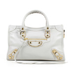 Giant 12 Metallic City Small AJ Satchel Bag // Gray