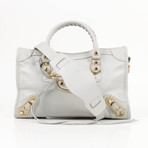 Giant 12 Metallic City Small AJ Satchel Bag // Gray