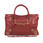 Giant 12 Metallic City Small AJ Satchel Bag // Red