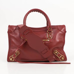 Giant 12 Metallic City Small AJ Satchel Bag // Red