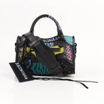 Mini City AJ Graffiti Satchel Bag // Multi-Color