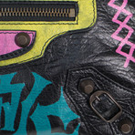 Mini City AJ Graffiti Satchel Bag // Multi-Color