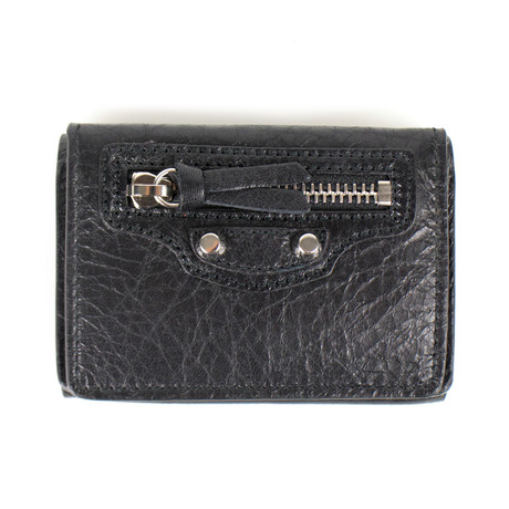 Textile Classic Mini Wallet // Black