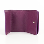 Metallic Mini Wallet // Purple